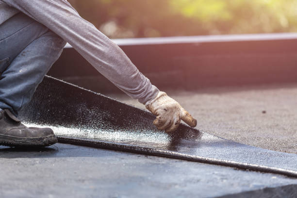 Professional Basement Waterproofing technician working in Memphis, MI
